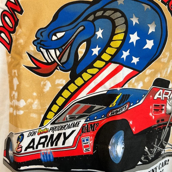 2007 “don the snake, Prudhomme drag racing tribute T-shirt dead stock! 🤳🏁🔥 - Picture 8 of 14